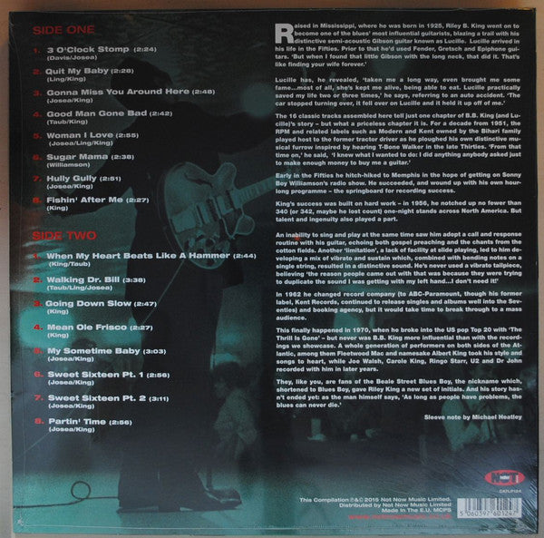 B.B. King – The King Of The Blues - Original Blues Classics LP vinyl record, image 2 of 2