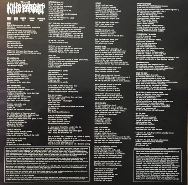 King Parrot – Bite Your Head Off LP vinyl record, image 6 of 6