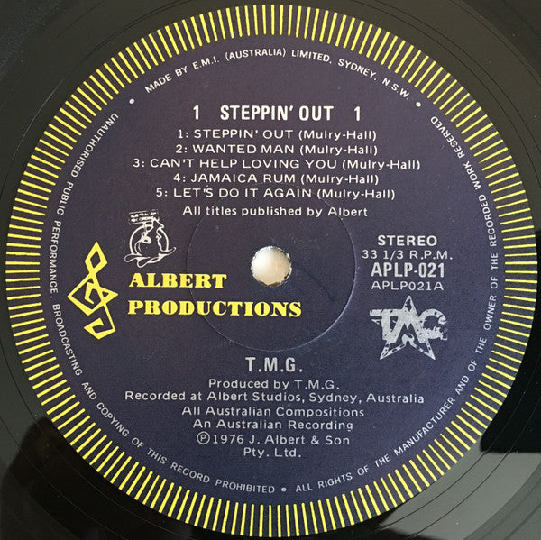 Ted Mulry Gang – Steppin' Out LP vinyl record, image 5 of 7