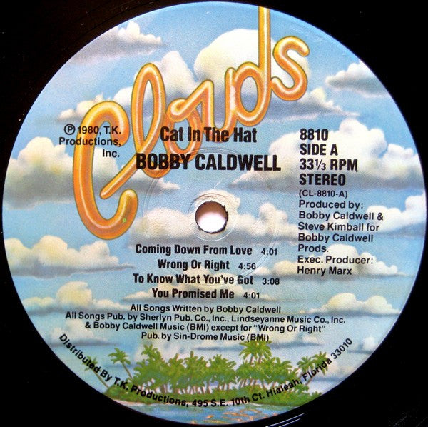 Bobby Caldwell – Cat In The Hat LP vinyl record, image 3 of 6