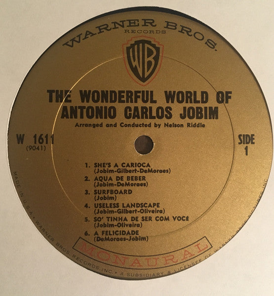 Antonio Carlos Jobim – The Wonderful World Of Antonio Carlos Jobim LP vinyl record, image 3 of 4