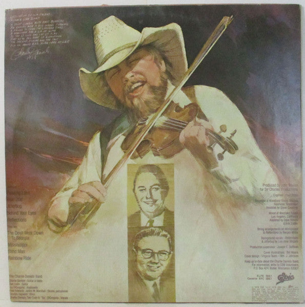 The Charlie Daniels Band – Million Mile Reflections LP vinyl record, image 2 of 4