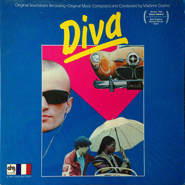 Vladimir Cosma – Diva (Original Soundtrack Recording) LP vinyl record, image 1 of 4