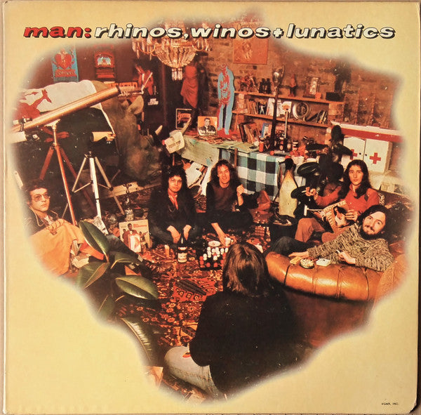 Man – Rhinos, Winos, And Lunatics LP vinyl record, image 1 of 6