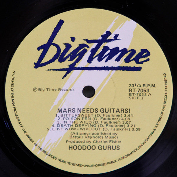 Hoodoo Gurus – Mars Needs Guitars! LP vinyl record, image 5 of 6