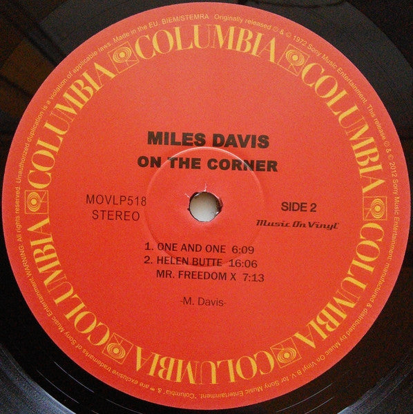 Miles Davis – On The Corner LP vinyl record, image 6 of 6