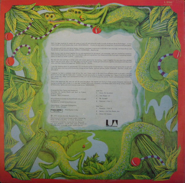 Hawkwind – Hawkwind LP vinyl record, image 2 of 4