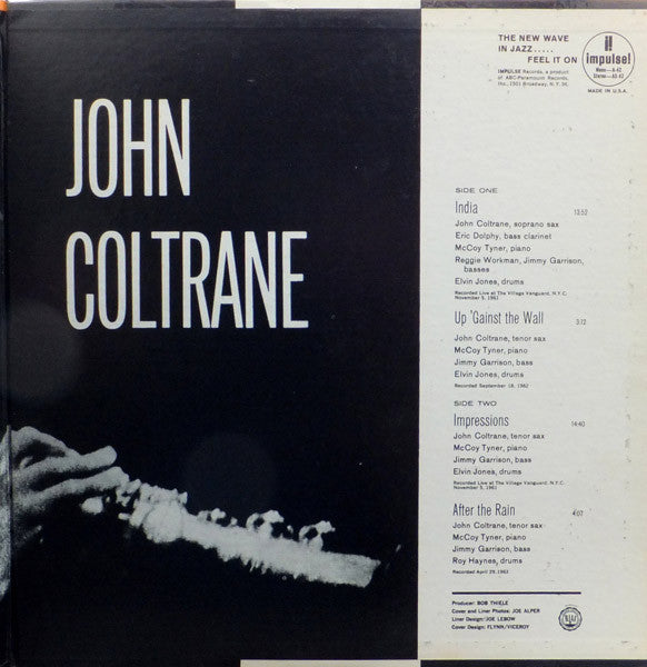 John Coltrane – Impressions LP vinyl record, image 3 of 10