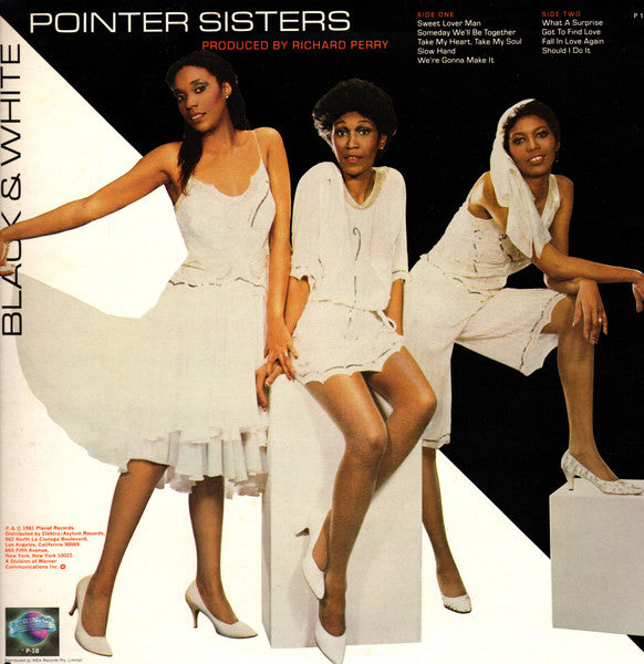 Pointer Sisters – Black & White LP vinyl record, image 2 of 6