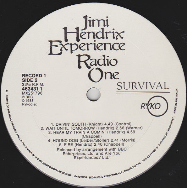 The Jimi Hendrix Experience – Radio One LP vinyl record, image 5 of 7