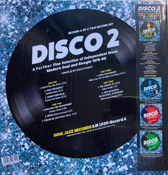 Various – Disco 2 (A Further Fine Selection Of Independent Disco, Modern Soul & Boogie 1976-80) (Record A) (2x12") 12" vinyl record, image 2 of 6