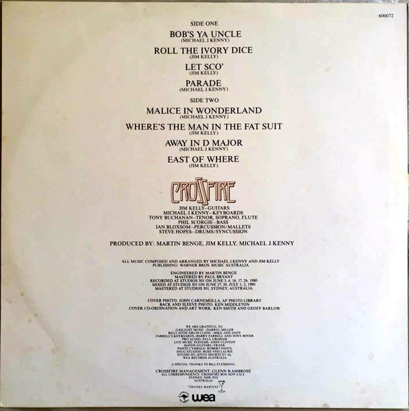 Crossfire – East Of Where LP vinyl record, image 4 of 7