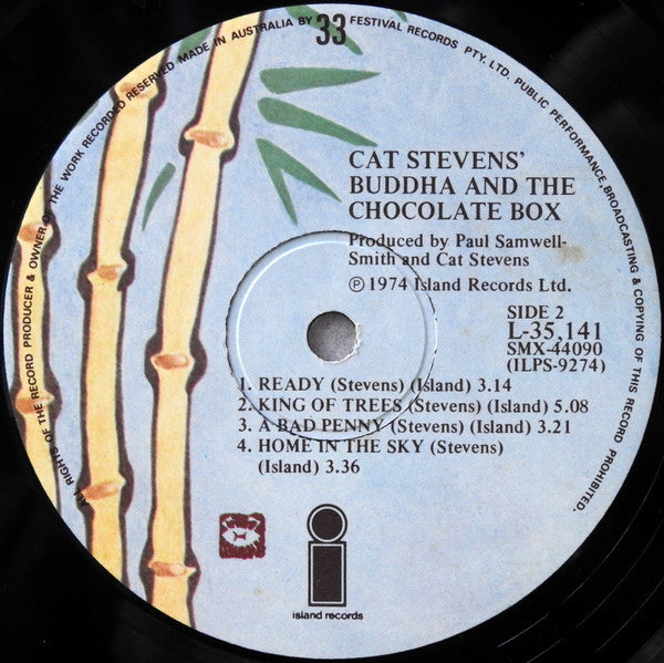 Cat Stevens – Cat Stevens' Buddha And The Chocolate Box LP vinyl record, image 8 of 8