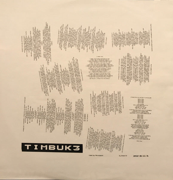 Timbuk 3 – Greetings From Timbuk 3 LP vinyl record, image 4 of 6
