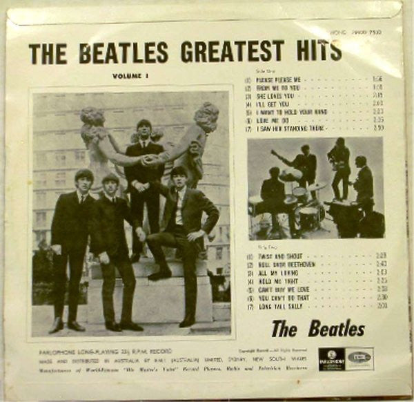 The Beatles – Greatest Hits Volume 1 LP vinyl record, image 2 of 6