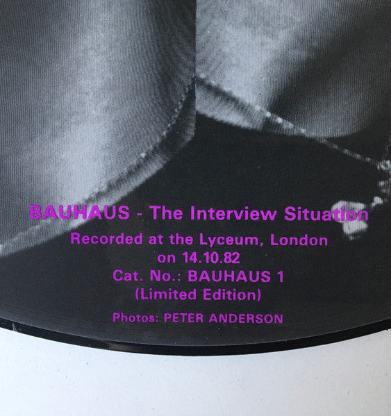 Bauhaus – The Interview Situation LP vinyl record, image 3 of 3
