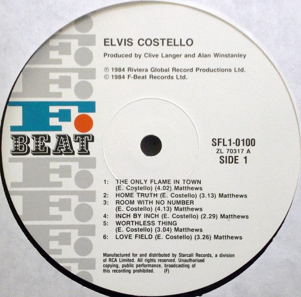 Elvis Costello & The Attractions – Goodbye Cruel World LP vinyl record, image 4 of 7