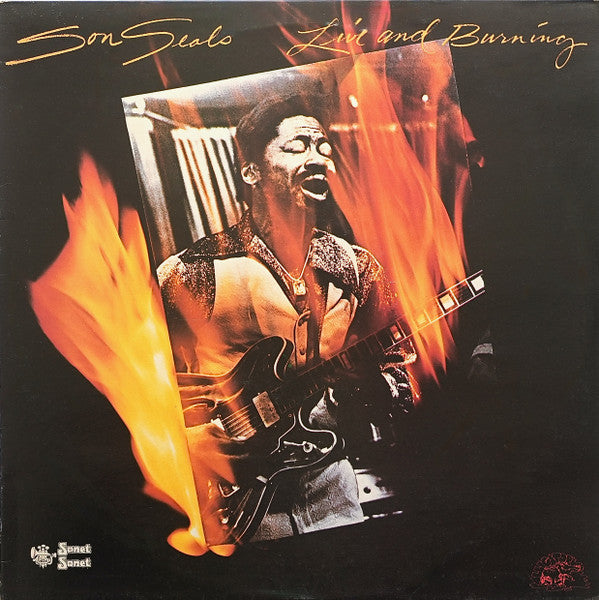 Son Seals – Live And Burning LP vinyl record, image 1 of 4
