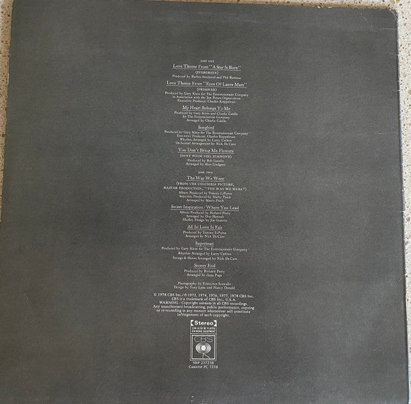 Barbra Streisand – Barbra Streisand's Greatest Hits - Volume 2 LP vinyl record, image 2 of 5