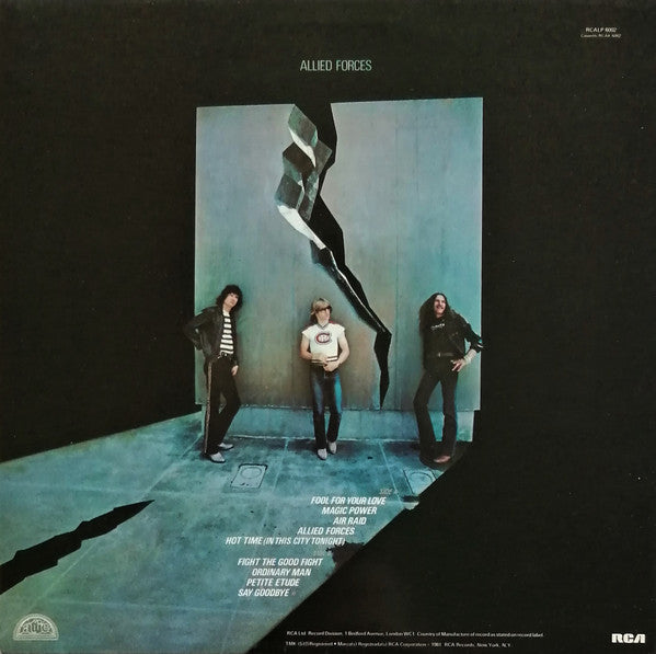 Triumph – Allied Forces LP vinyl record, image 2 of 6
