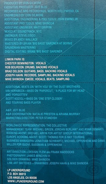 Linkin Park – Hybrid Theory LP vinyl record, image 9 of 10