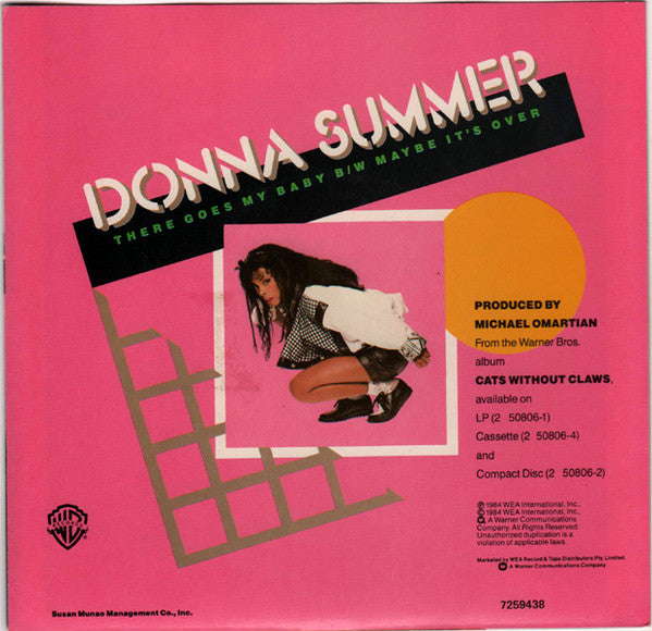 Donna Summer – There Goes My Baby 7" vinyl record, image 2 of 4