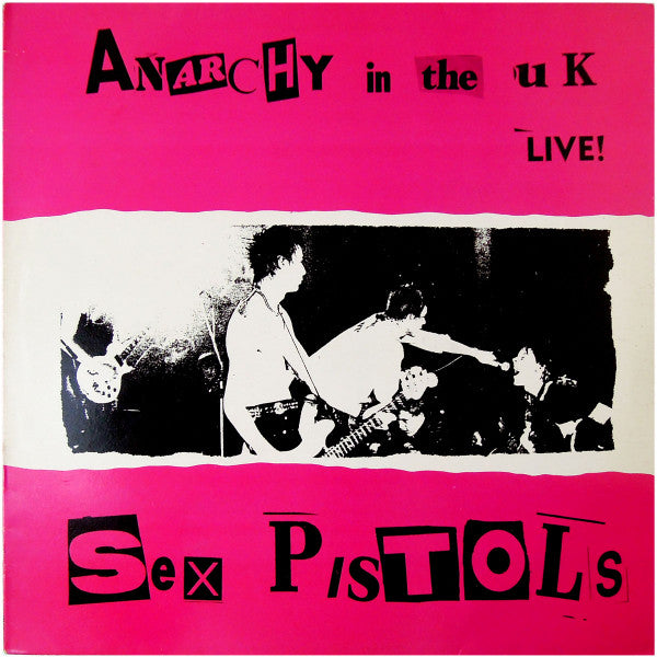 Sex Pistols – Anarchy In The UK - Live LP vinyl record, image 1 of 7