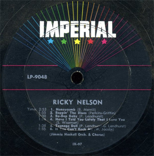 Ricky Nelson – Ricky LP vinyl record, image 3 of 4