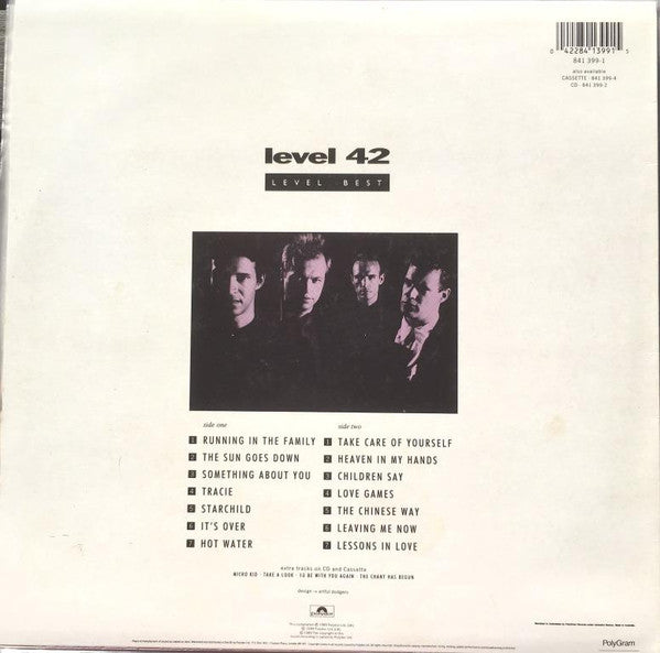 Level 42 – Level Best LP vinyl record, image 2 of 4