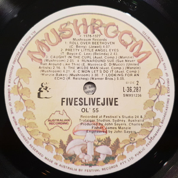 Ol' 55 – Fiveslivejive LP vinyl record, image 7 of 7