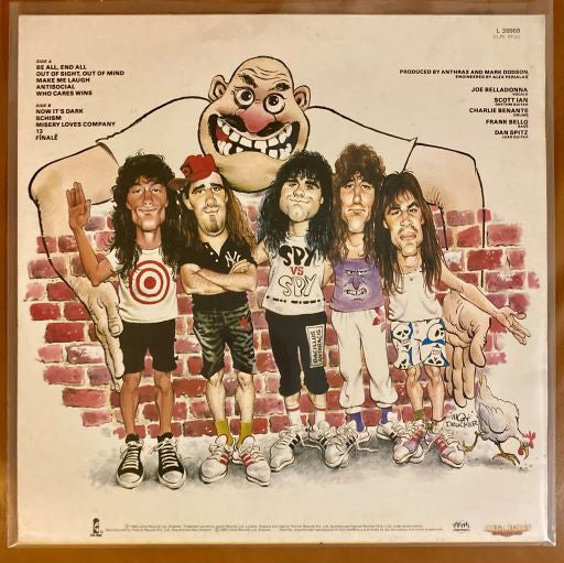 Anthrax – State Of Euphoria LP vinyl record, image 2 of 5