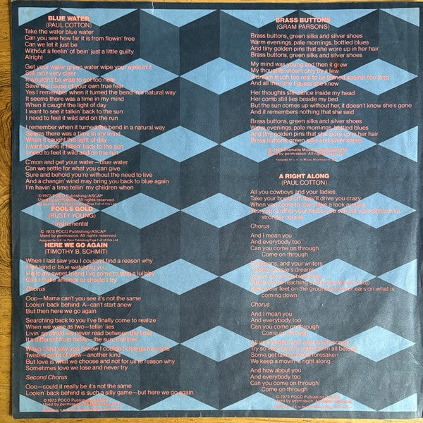 Poco – Crazy Eyes LP vinyl record, image 3 of 5