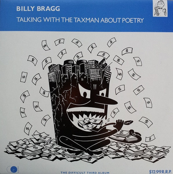 Billy Bragg – Talking With The Taxman About Poetry LP vinyl record, image 1 of 6