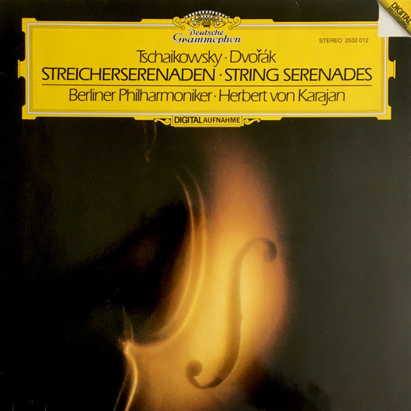 Pyotr Ilyich Tchaikovsky, Antonín Dvořák, Berliner Philharmoniker, Herbert von Karajan – Streicherserenaden = String Serenades LP vinyl record, image 1 of 4