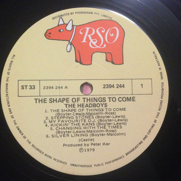 The Headboys – The Shape Of Things To Come LP vinyl record, image 5 of 6