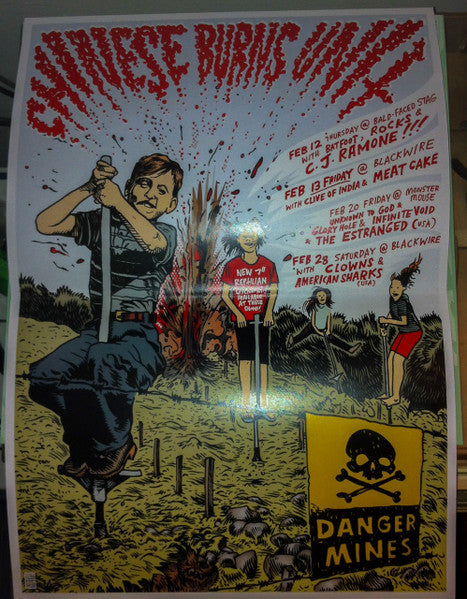 Chinese Burns Unit, Amateur Drunks – Chinese Burns Unit / Amateur Drunks LP vinyl record, image 6 of 7