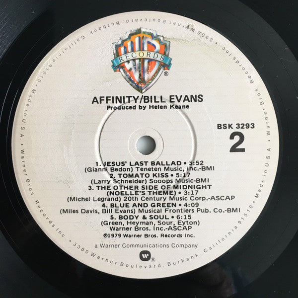 Bill Evans, Toots Thielemans – Affinity LP vinyl record, image 4 of 6