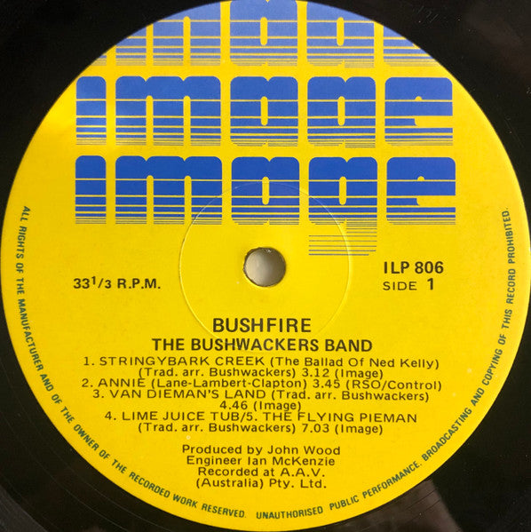 The Bushwackers – Bushfire LP vinyl record, image 4 of 10