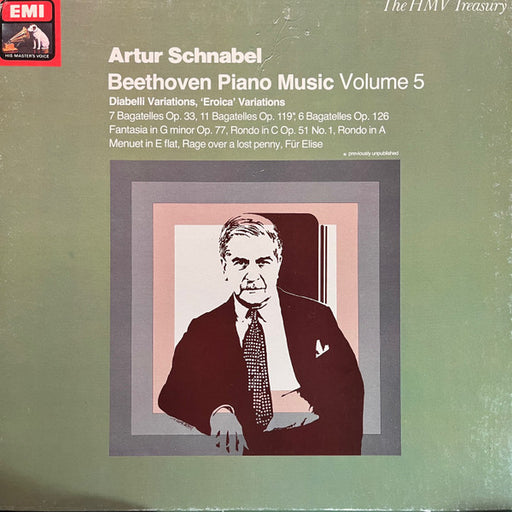 Artur Schnabel, Ludwig van Beethoven – Beethoven Piano Music Volume 5 (3xLP) LP vinyl record, image 1 of 10