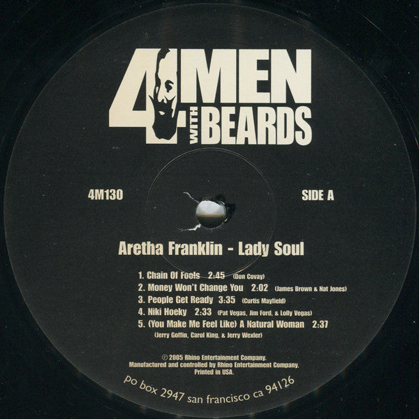 Aretha Franklin – Lady Soul LP vinyl record, image 3 of 5