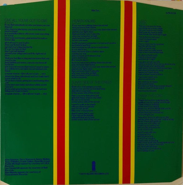 Bryn Haworth – Sunny Side Of The Street LP vinyl record, image 5 of 6