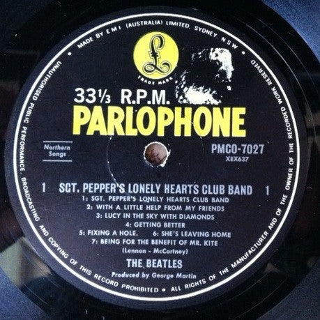 The Beatles – Sgt. Pepper's Lonely Hearts Club Band LP vinyl record, image 4 of 6