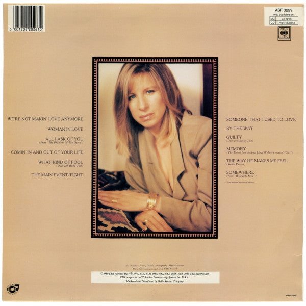 Barbra Streisand – A Collection (Greatest Hits...And More) LP vinyl record, image 2 of 4