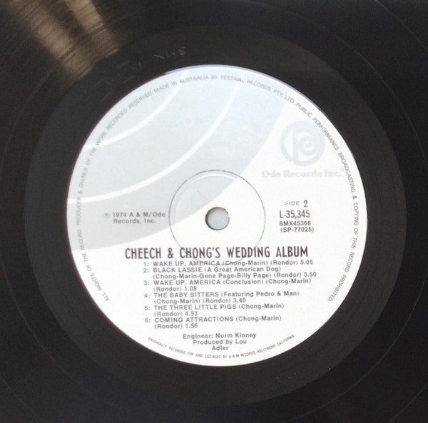 Cheech & Chong – Cheech & Chong's Wedding Album LP vinyl record, image 6 of 7
