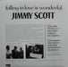 Jimmy Scott – Falling In Love Is Wonderful LP vinyl record, image 2 of 4
