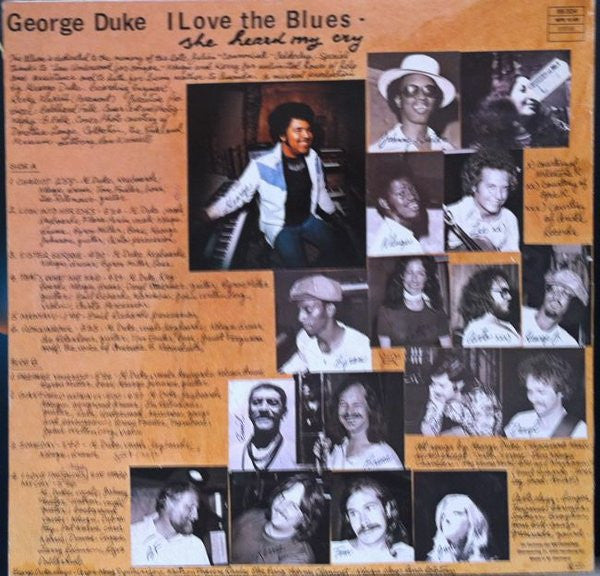 George Duke – I Love The Blues, She Heard My Cry LP vinyl record, image 3 of 5