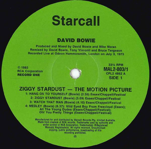 David Bowie – Ziggy Stardust - The Motion Picture (2xLP) LP vinyl record, image 4 of 7