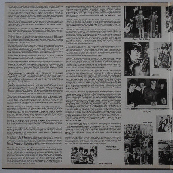 Various – Songs Of The Protest Era LP vinyl record, image 3 of 6