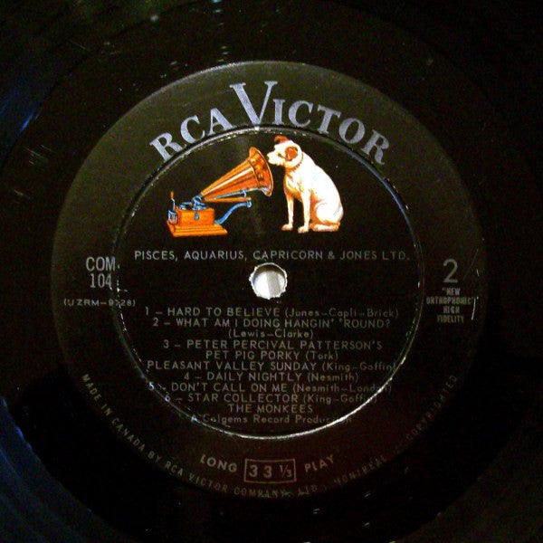 The Monkees – Pisces, Aquarius, Capricorn & Jones Ltd. LP vinyl record, image 4 of 4