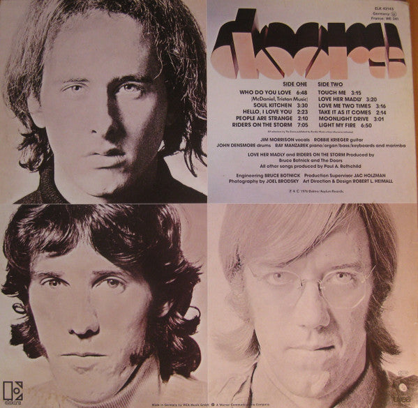 The Doors – The Best Of Doors LP vinyl record, image 2 of 4